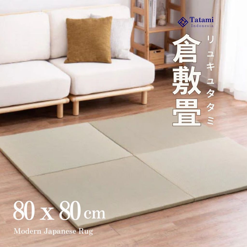 KURASHIKI - Paket Tatami Borderless Igusa Jepang Ukuran Japanese Tatami Tikar Karpet Lampit Jepang M