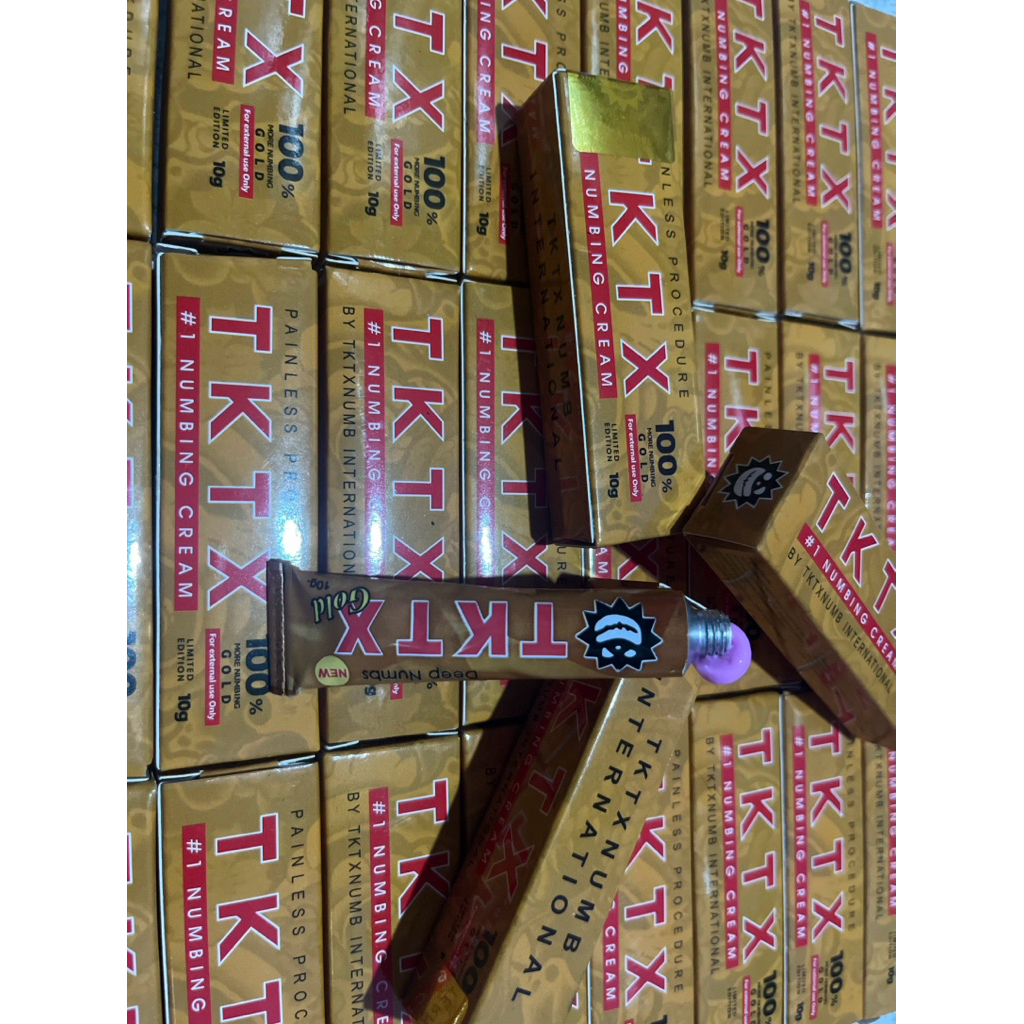 ANASTESI TKTX GOLD 100% ORIGINAL CREAM PINK