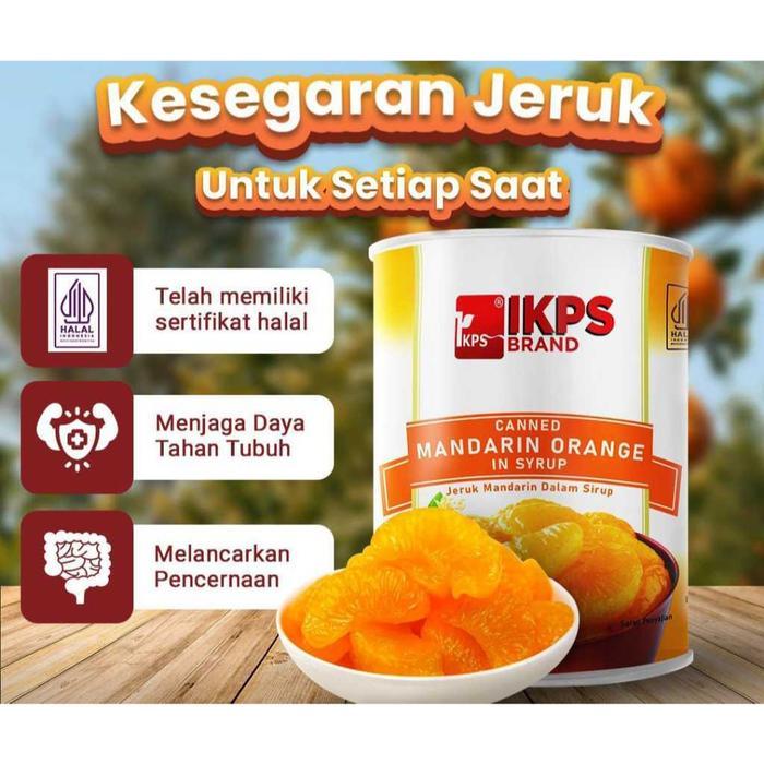 

BESAR IKPS Jeruk Mandarin Orange In Syrup 425g IKPS