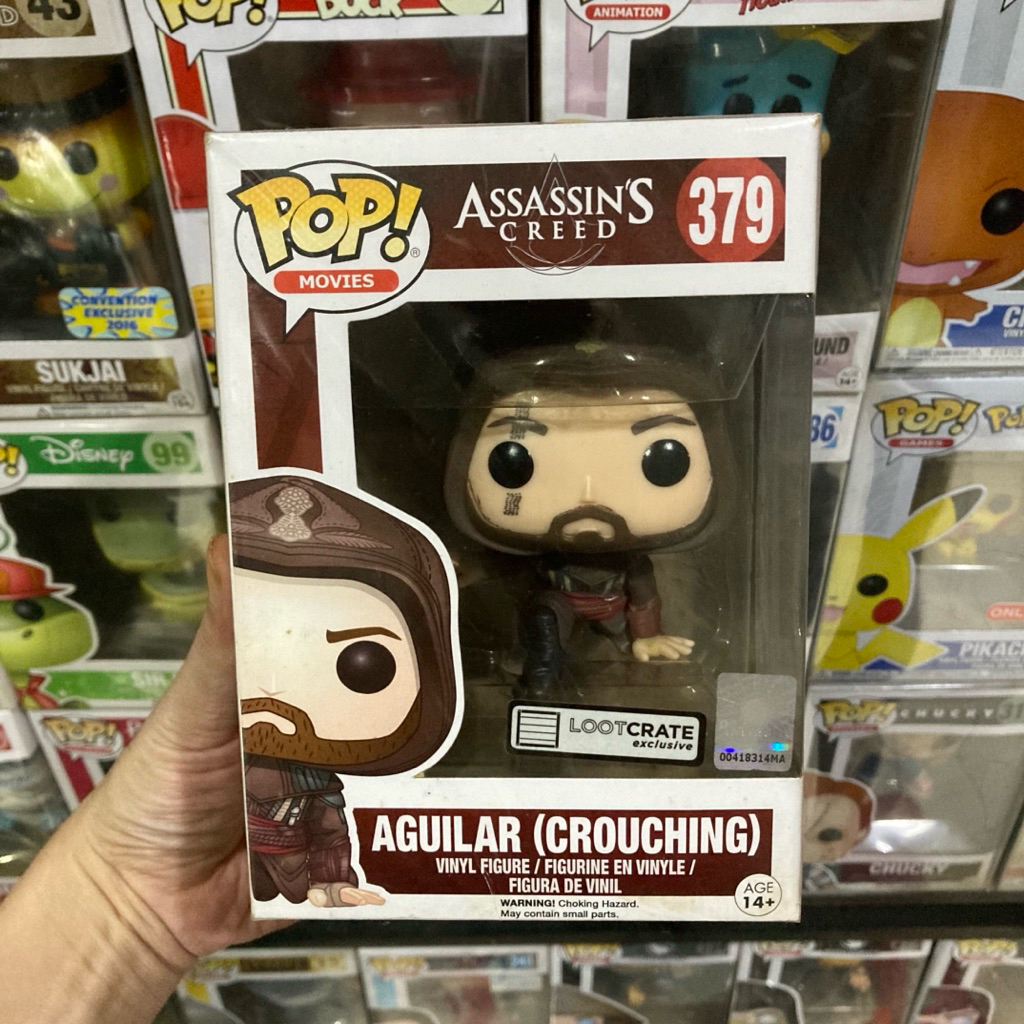 Original funko pop aguilar assassins creed lootcrate game exclusive playstation