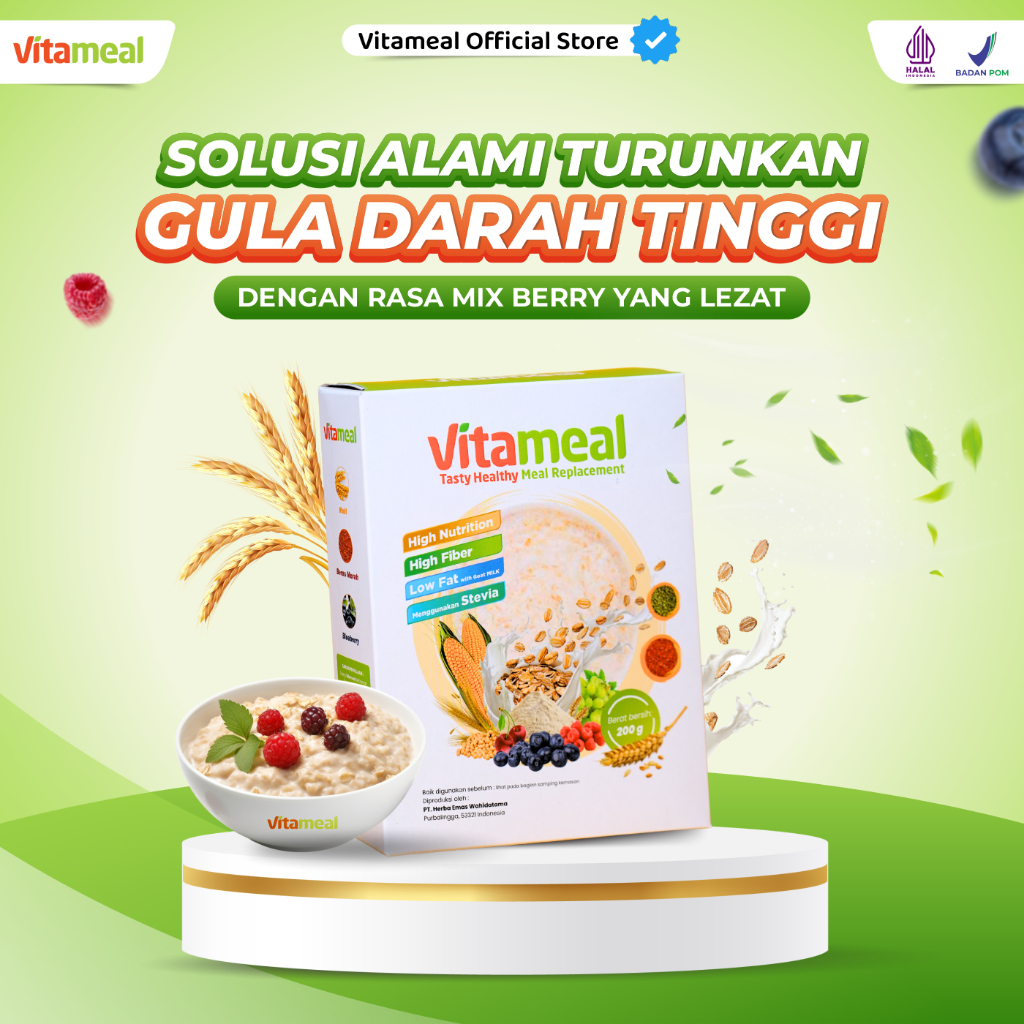 

Sereal Vitameal Gula Darah Membantu Cegah DIabetes