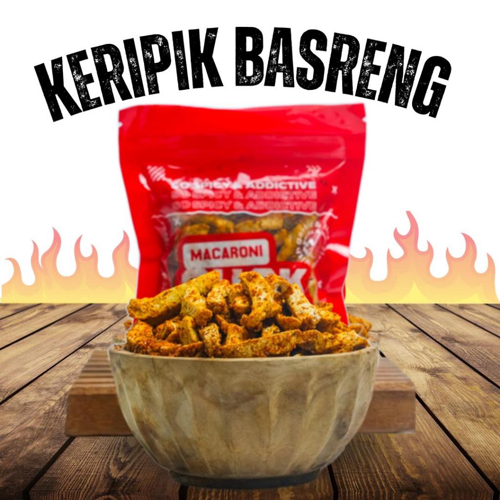

Keripik Basreng Pedas 5 Varian Rasa Kemasan Reguler 80gr | Makaroni Cuck Camilan Asin