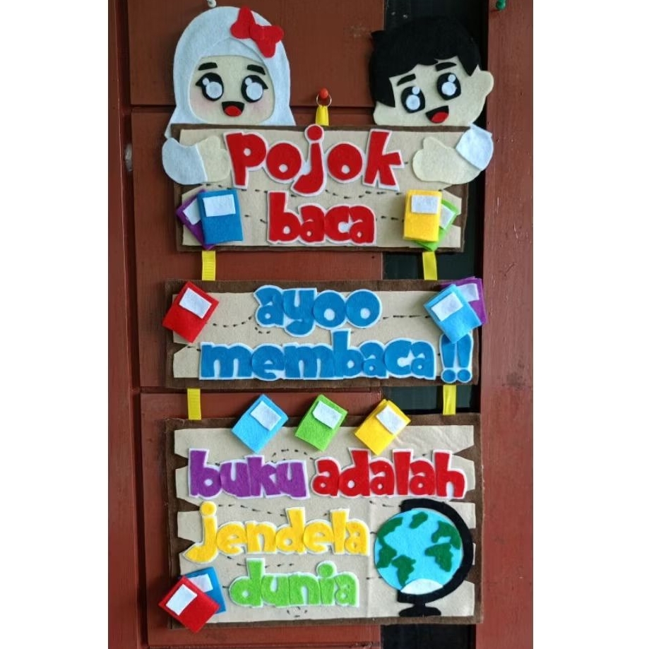 

POJOK BACA Hiasan Sekolah