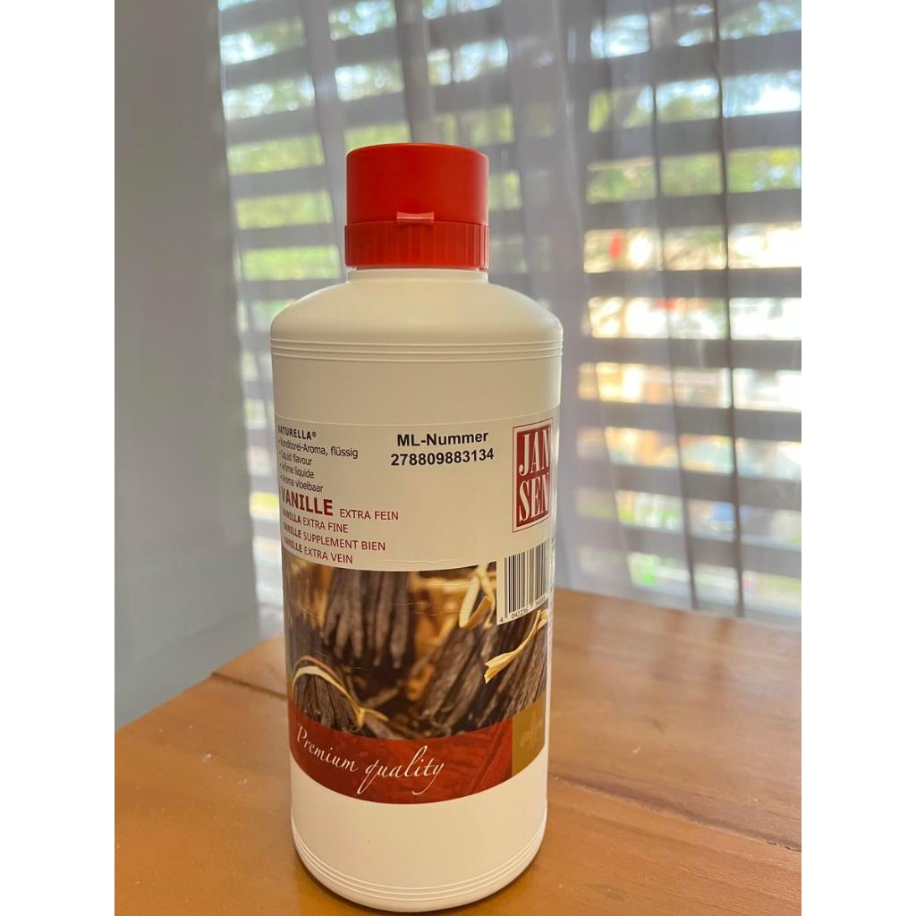 

Jansen Vanilla Extract Extra Fine Pasta Vanila Liquid Flavour 1 Liter