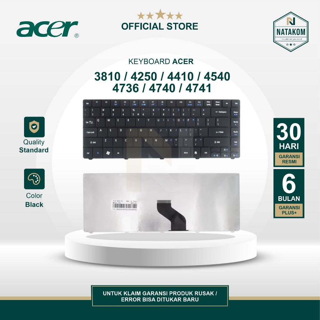 KEYBOARD LAPTOP ACER 3810 4250 4410 4540 4736 4740 4741