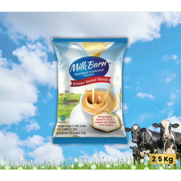 

Susu kental manis Milk Barn 2.5 Kg Original