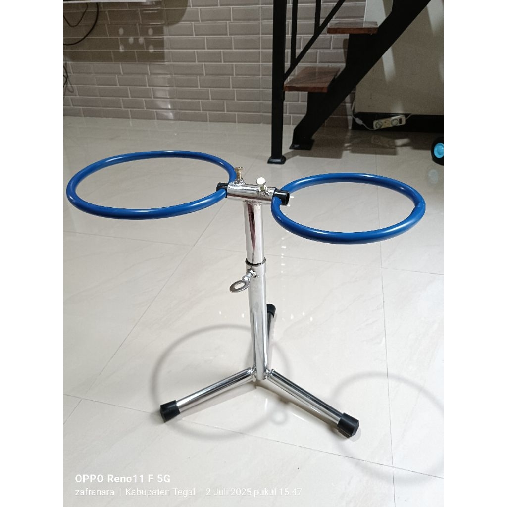 Stand kendang jagang jagrak ketipung Standar standard ketipung Kendang Bahan super kendang