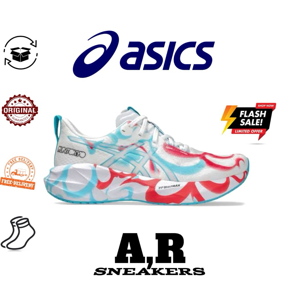 Running Shoes Asics Novablast 5 White Corall Reef TOKYO Original