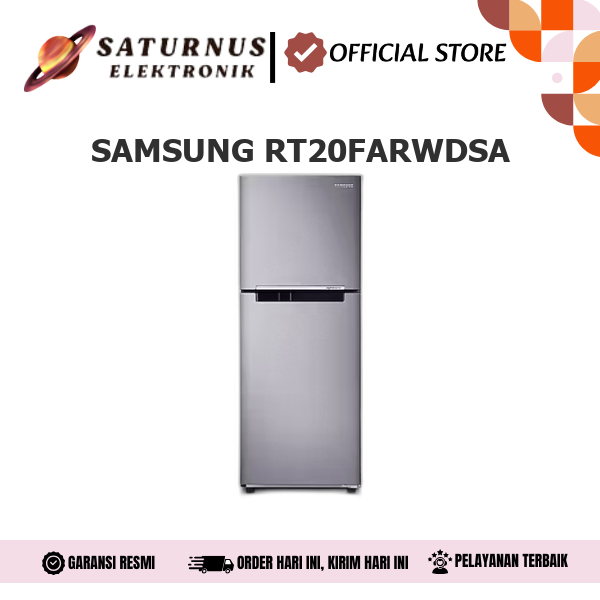SAMSUNG RT20FARWDSA Kulkas 2 Pintu Inverter 216 L RT20FAR FARWDSA