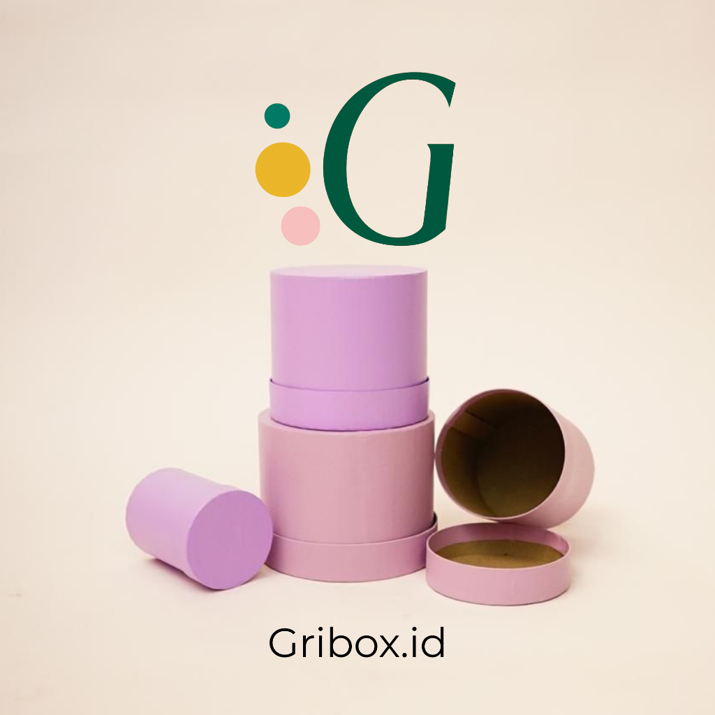 

Round Box Bulat Diameter 13 CM / Box Buket Balon/ Box Bunga/Packing Buble/ Bloom box/ Box