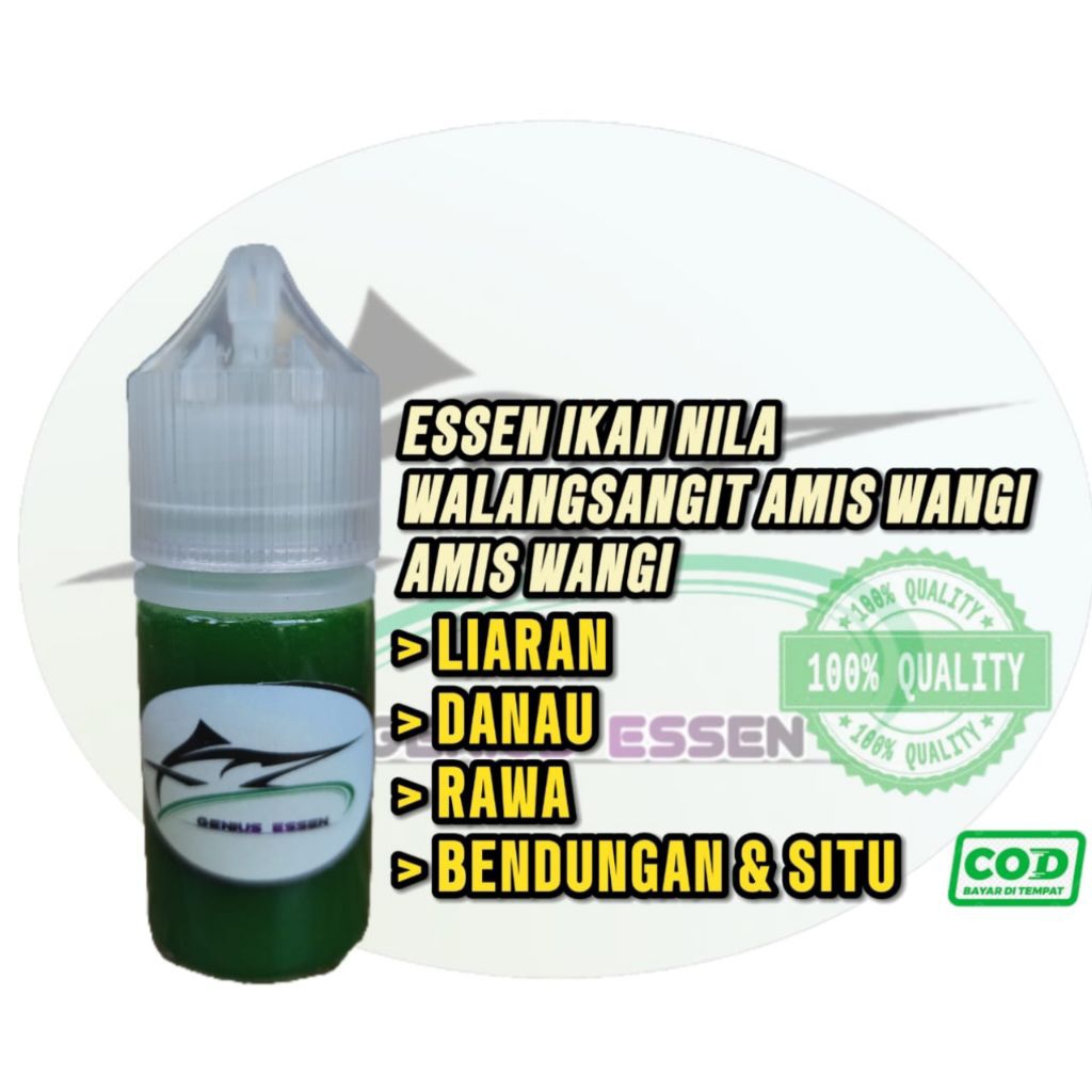 Essen ikan nila aroma walangsangit amis wangi essen ikan nila liaran essen ikan nila bendungan essen