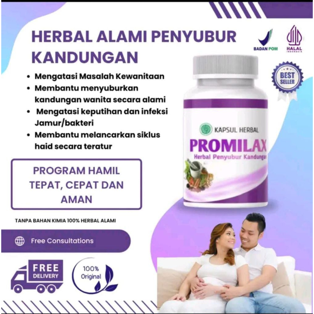 Promilax original suplemen promil cepat hamil promil suami istri original bpom