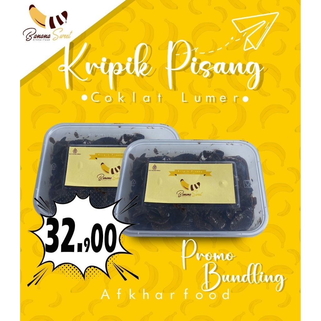 

Keripik pisang lumer coklat manis ( Banana Sweet ) by afkharfood !