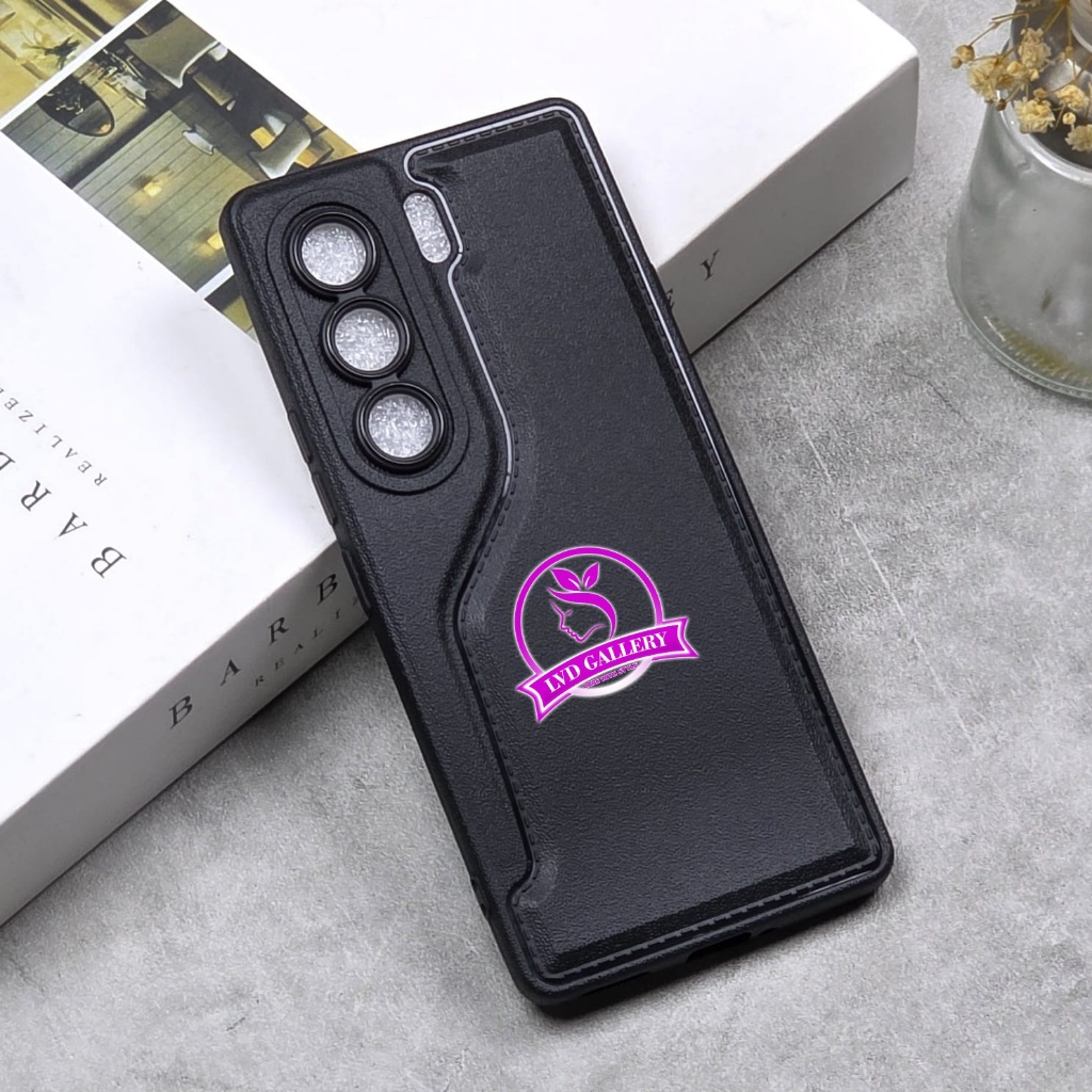 Tecno Camon 40 Pro Tecno Camon 40 4G Case Leather Black SoftCase Tecno Camon 40 Pro Tecno Camon 40 4