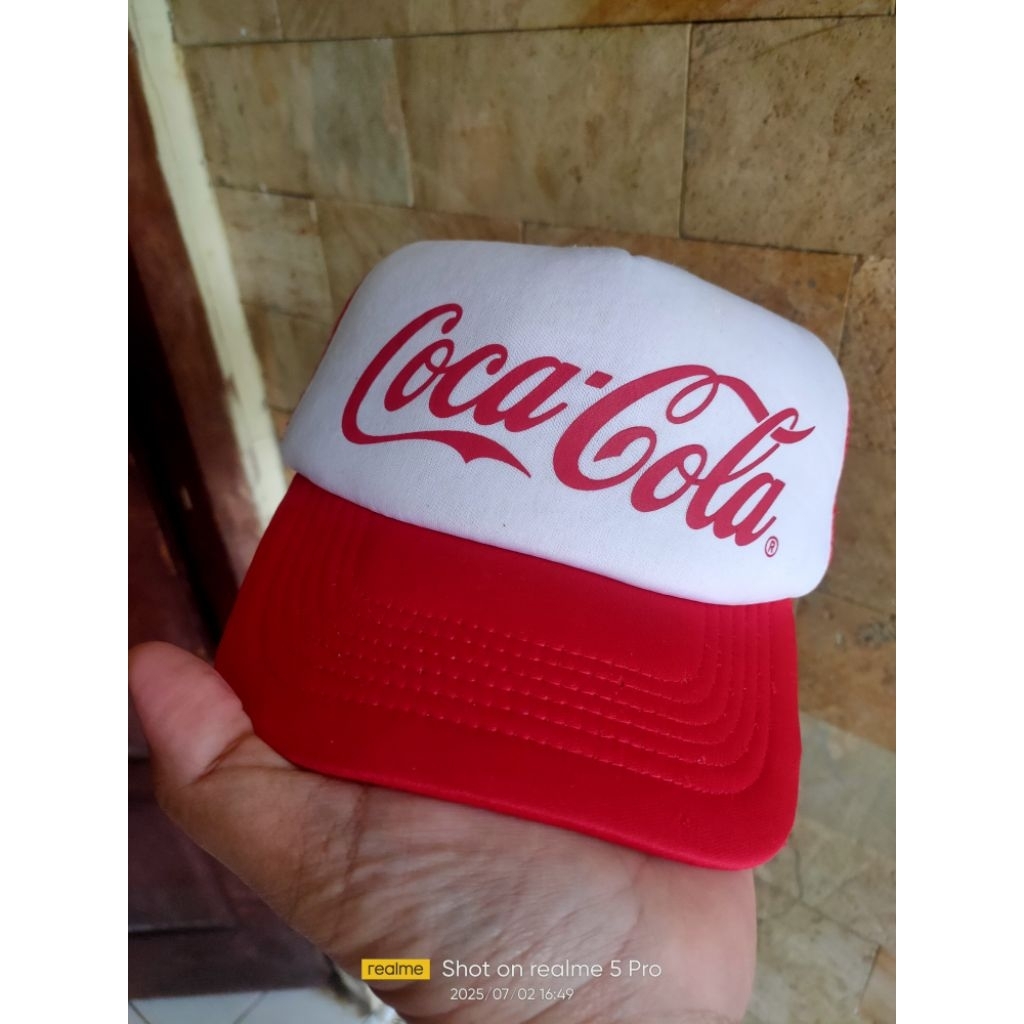 Topi Coca Cola original second fashion pria/wanita
