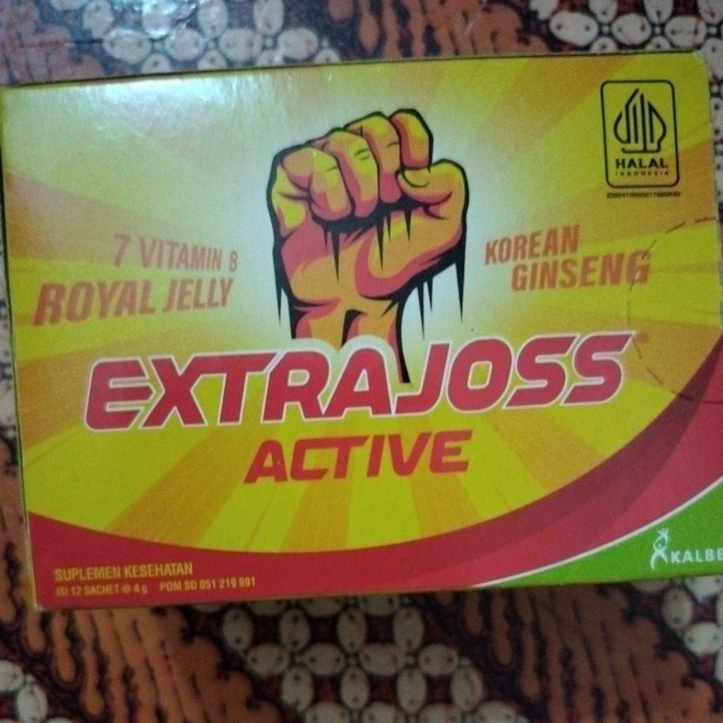 

Extra Joss 1 box isi 12 sachet