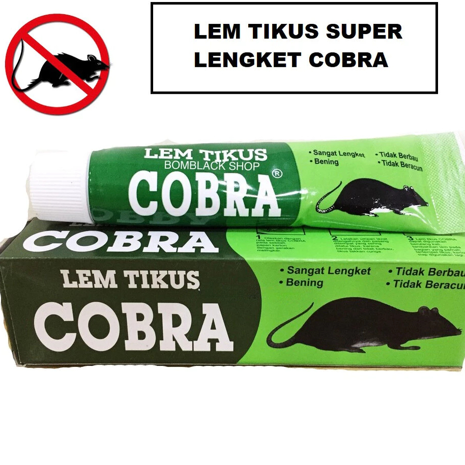 LEM TIKUS COBRA / Lem Perangkap Jebakan Tikus / Lem Tikus Cobra
