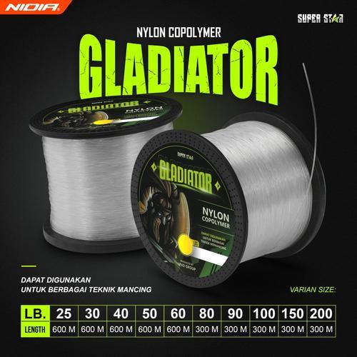 Senar Pancing Super Star GLADIATOR Nylon Copolimer - 25 LB