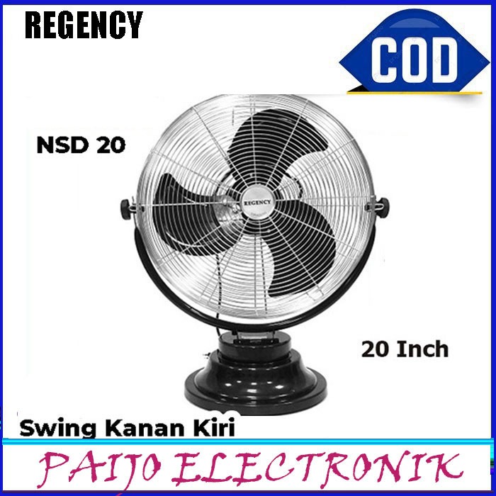 REGENCY NSD 20 Tornado Fan Kipas Angin Meja Ukuran 20 Inch Best Celling