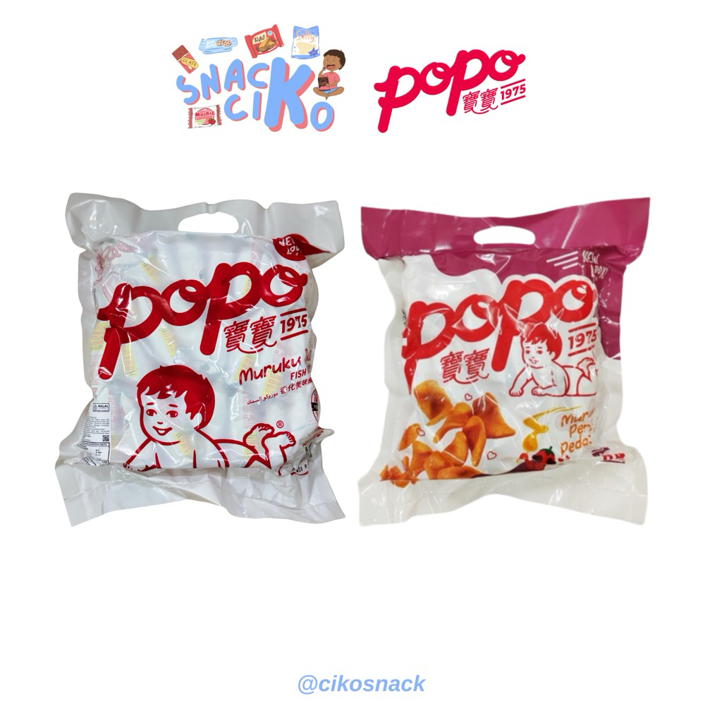 

[READY] Popo Muruku Snack Ikan Malaysia Bag 12g (24pcs)