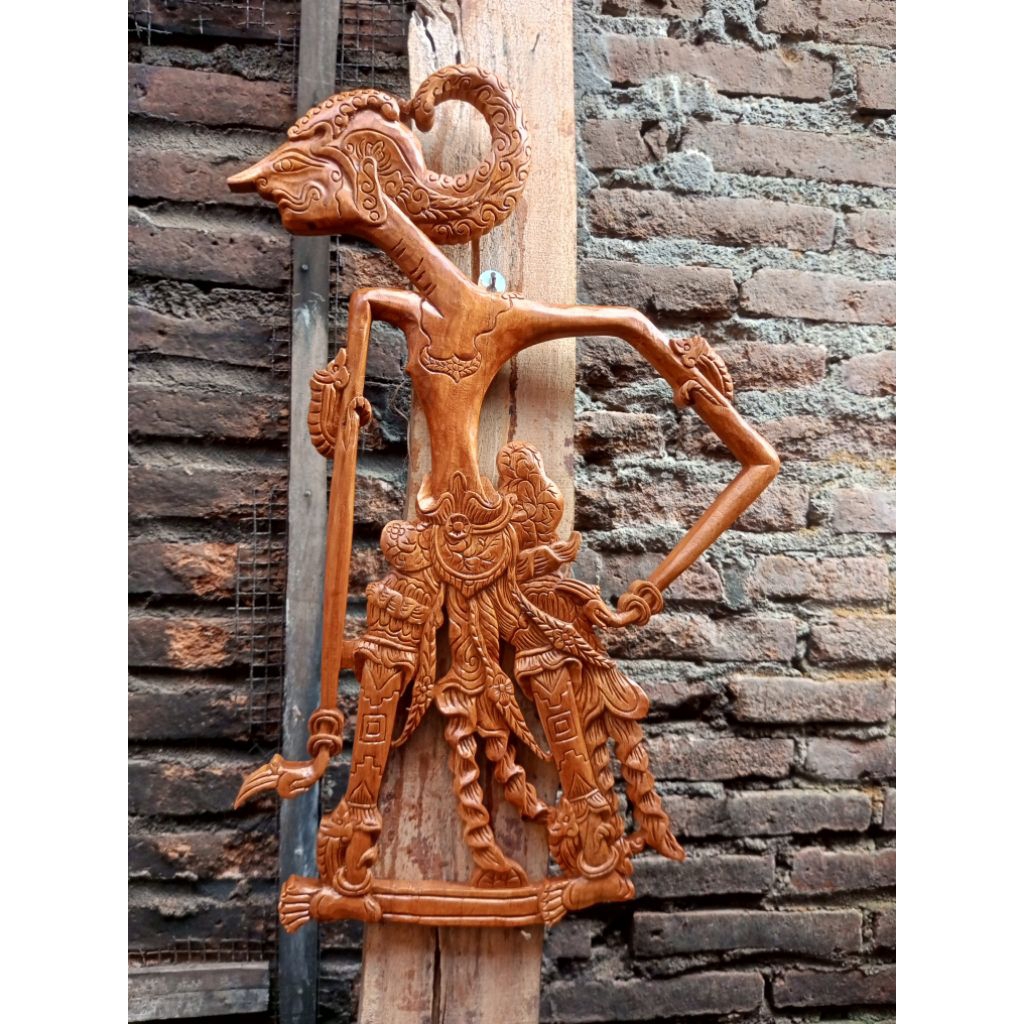 blawong/hiasan dinding wayang wisanggeni