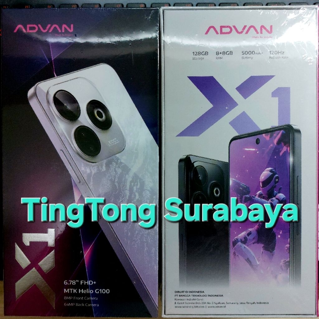 Advan X1 8+8Ram/128Gb NFC 4G Smartphone Gaming Android 14