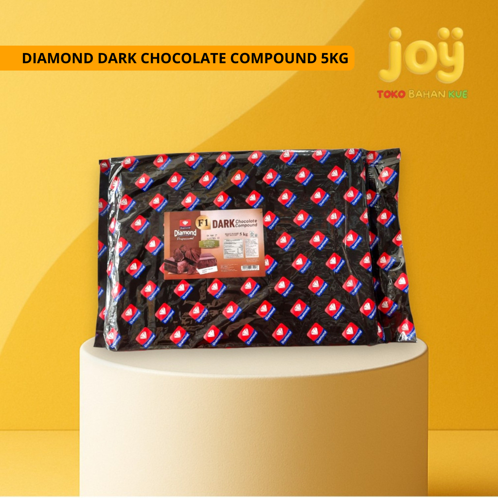 

DIAMOND DARK CHOCOLATE COMPOUND 5 KG, 10KG - Cokelat Blok