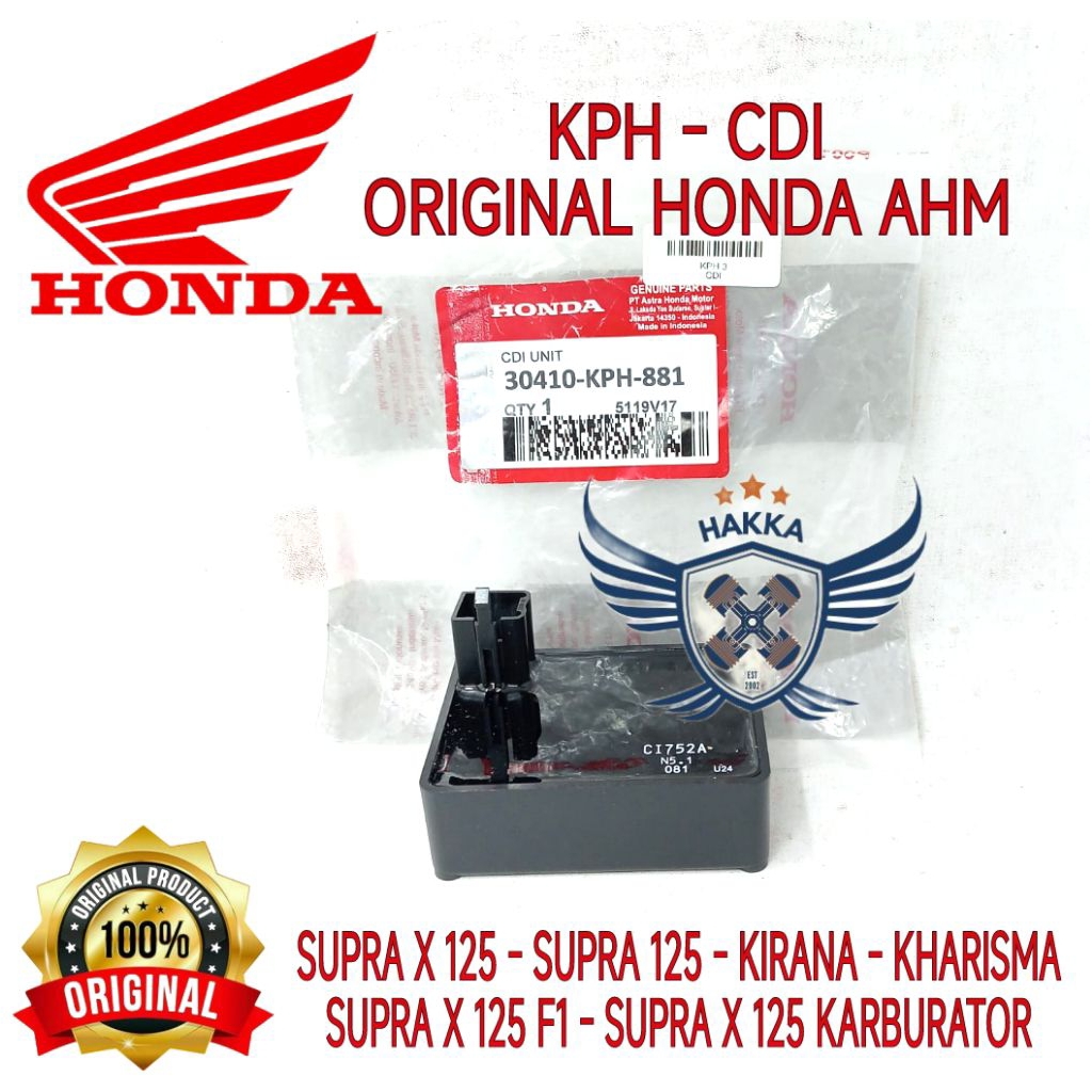 KPH ORIGINAL CDI HONDA SUPRA X 125 KARBU, CDI HONDA KHARISMA, CDI HONDA SUPRA X 125, CDI HONDA SUPRA