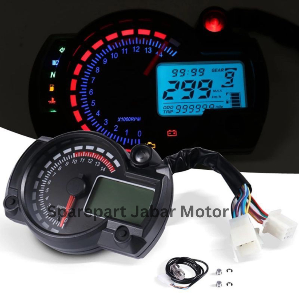 Speedometer Spido Speedo Digital Koso RX2N Set Sensor Speed