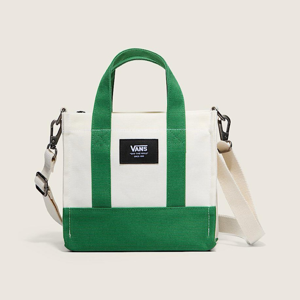 Vans Lil Pergs Tote Bag Antique White Green 100%Original