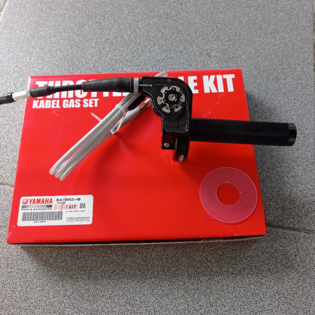 gas spontan Acerbis v2 cnc | gas spontan set kabel gas original yamaha rx king 3-KA