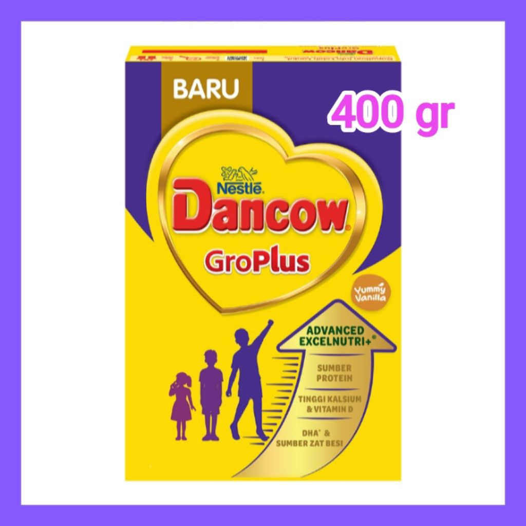 

Dancow GroPlus Susu Pertumbuhan Anak Rasa Vanilla 400 g