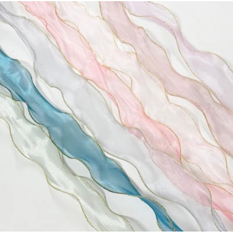 

LIST EMAS Pita Hazy Lis Warna Emas Korea / Pita Warna impor premium