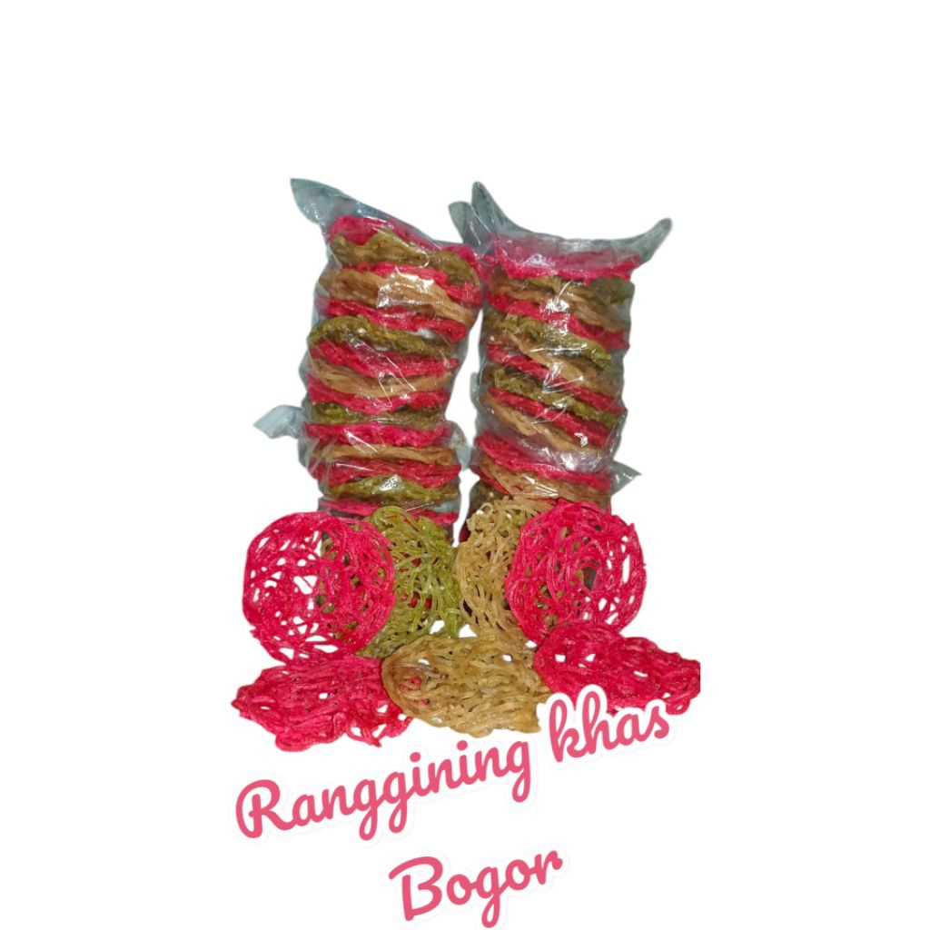 

rangining khas bogor enak renyah dan gurih cemilan ringan