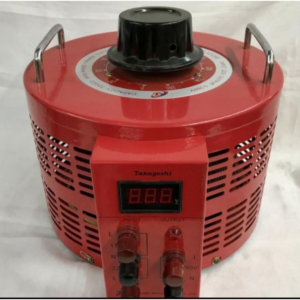 slide regulator TAKAYOSHI 5000watt  TDGC2  5KVA - 1Phase