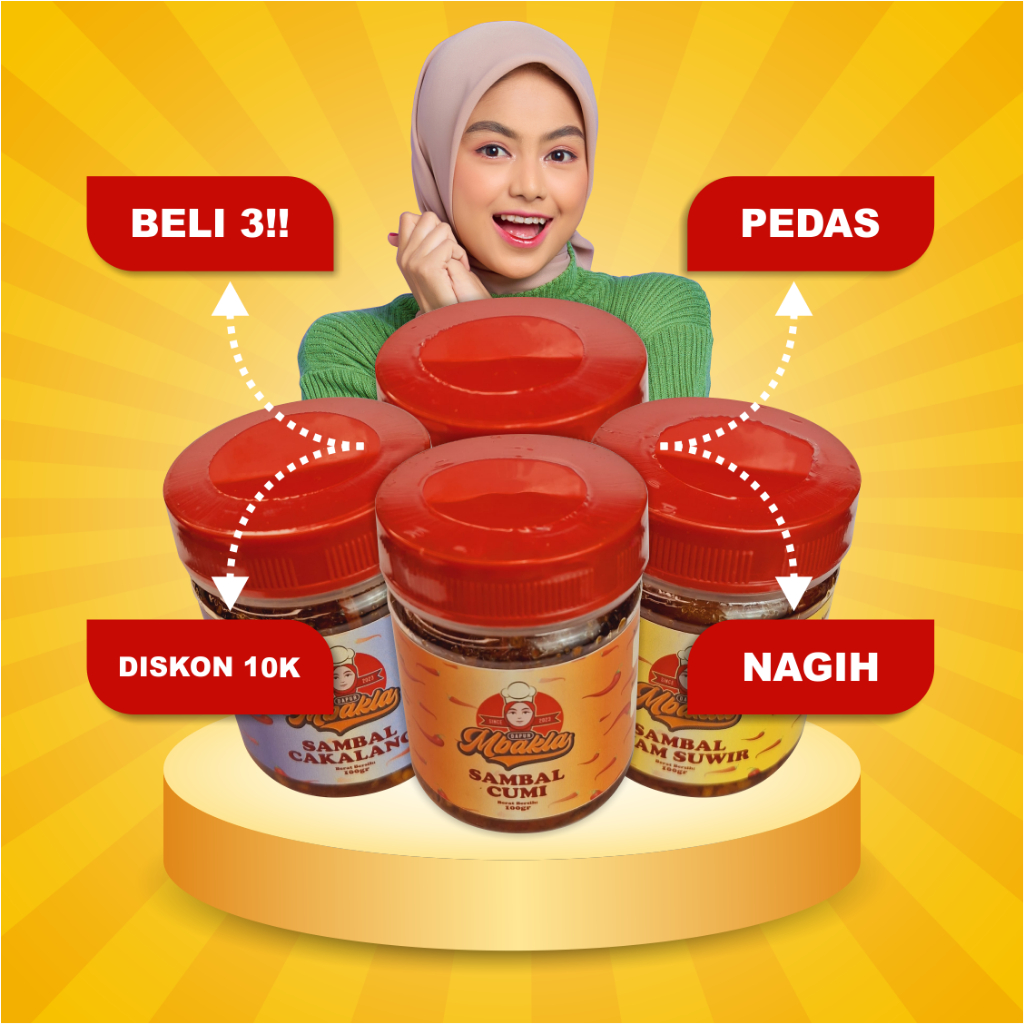 

Dapur Mbakla | Sambal Cumi Ayam Suwir Cakalang Cumi Ijo Pedas Gurih