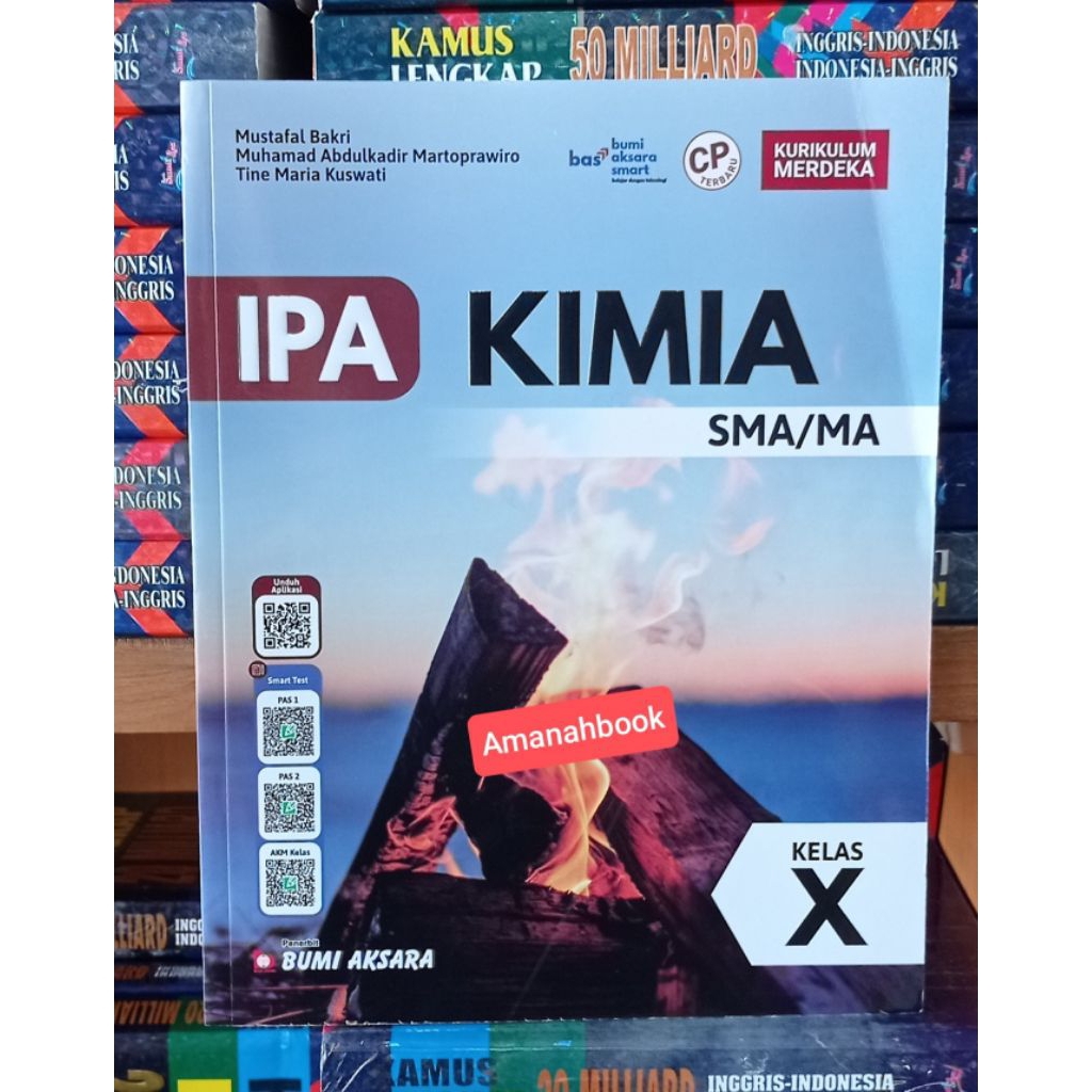 Buku IPA Kimia SMA Kelas 10 Kurikulum Merdeka Bumi Aksara