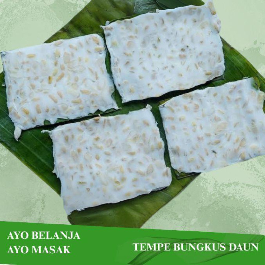 

Tempe Kedelai Bungkus Daun Fresh