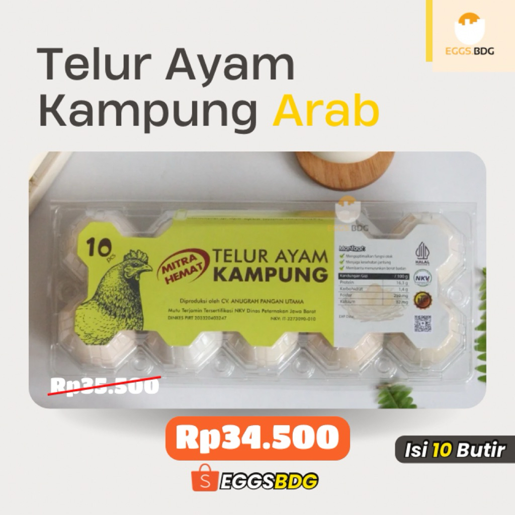 

Telur Ayam Kampung Arab