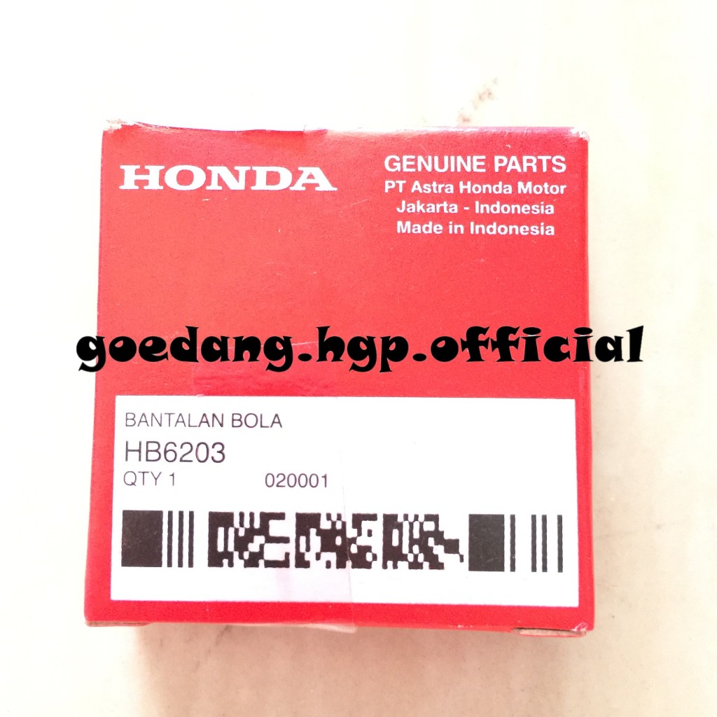 Bearing Ball HB6203 ORIGINAL AHM HB6203