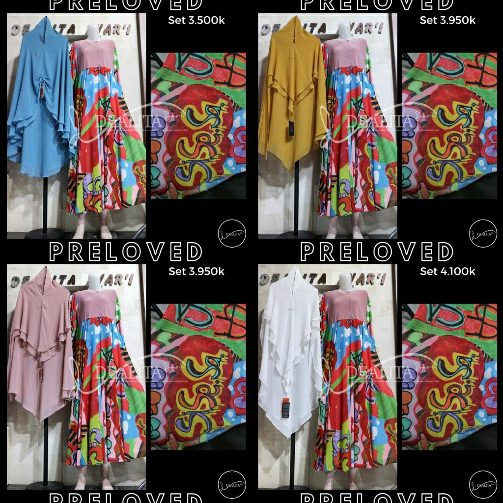 Dress Sisesa Set Khimar Gamis Dress Suwayba SUPER LIMITED