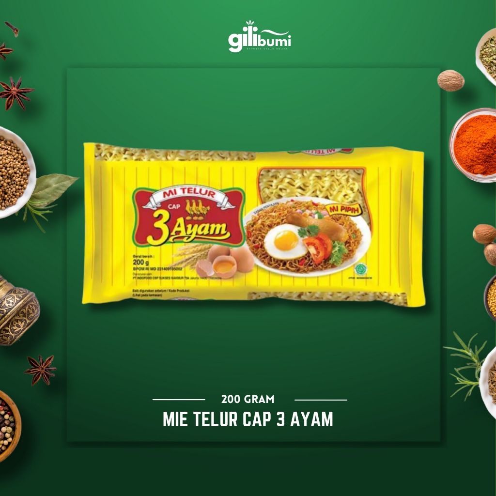

Mie Telur Cap 3 Ayam