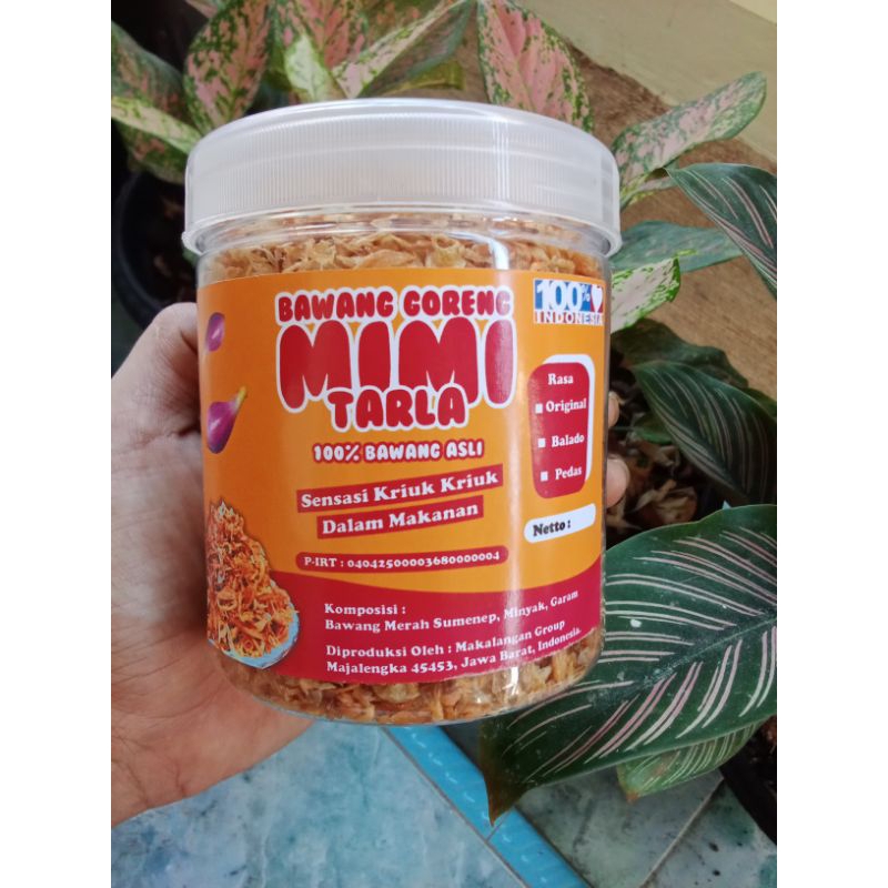 

Bawang Goreng Mimi Tarla | Bawang Goreng Premium | Bawang Goreng Sumenep | 150gr
