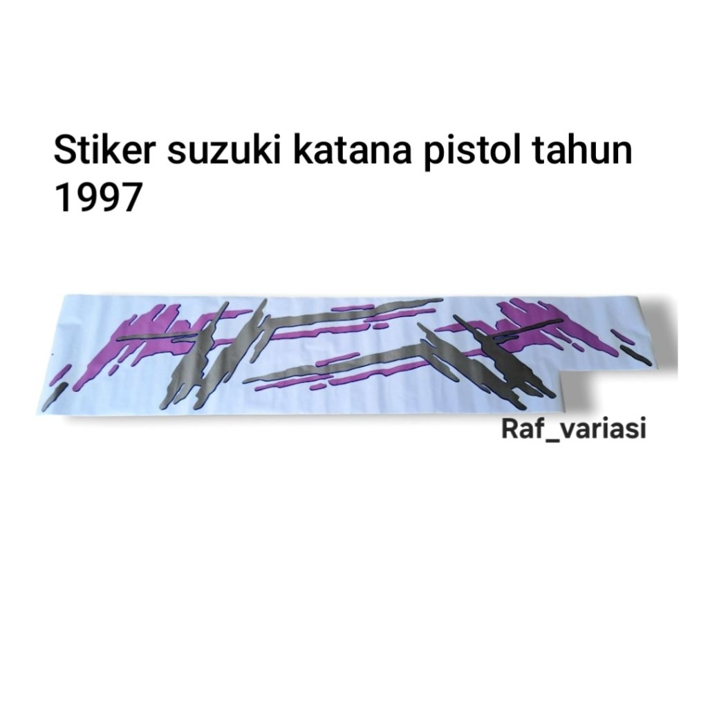 stiker suzuki katana 1997 / sticker suzuki katana pistol / stiker suzuki katana gx dx jimny jeep