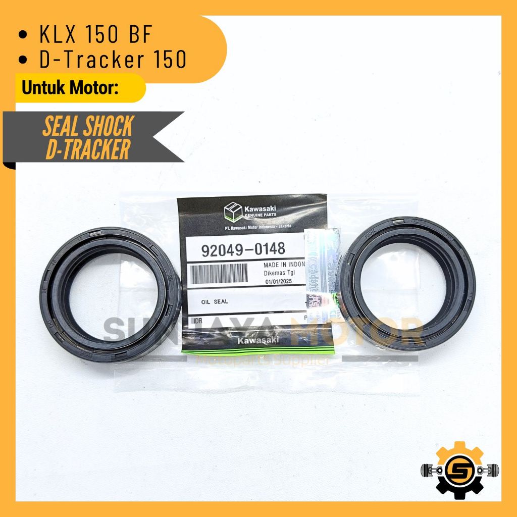 Karet Sil Sok Original Kawasaki 0148 Seal Shock Depan KLX 150 BF D Tracker 150 New DTracker Ori KGP