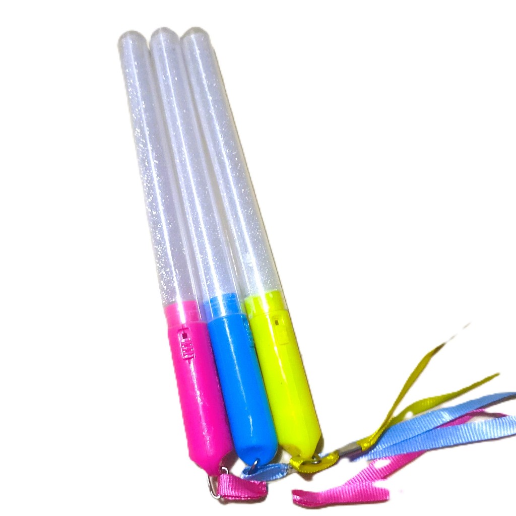 Mainan Stick Stik Konser Lampu 18cm / tongkat lampu Pawai Takbiran Event Acara Natalan Kantoran Seko