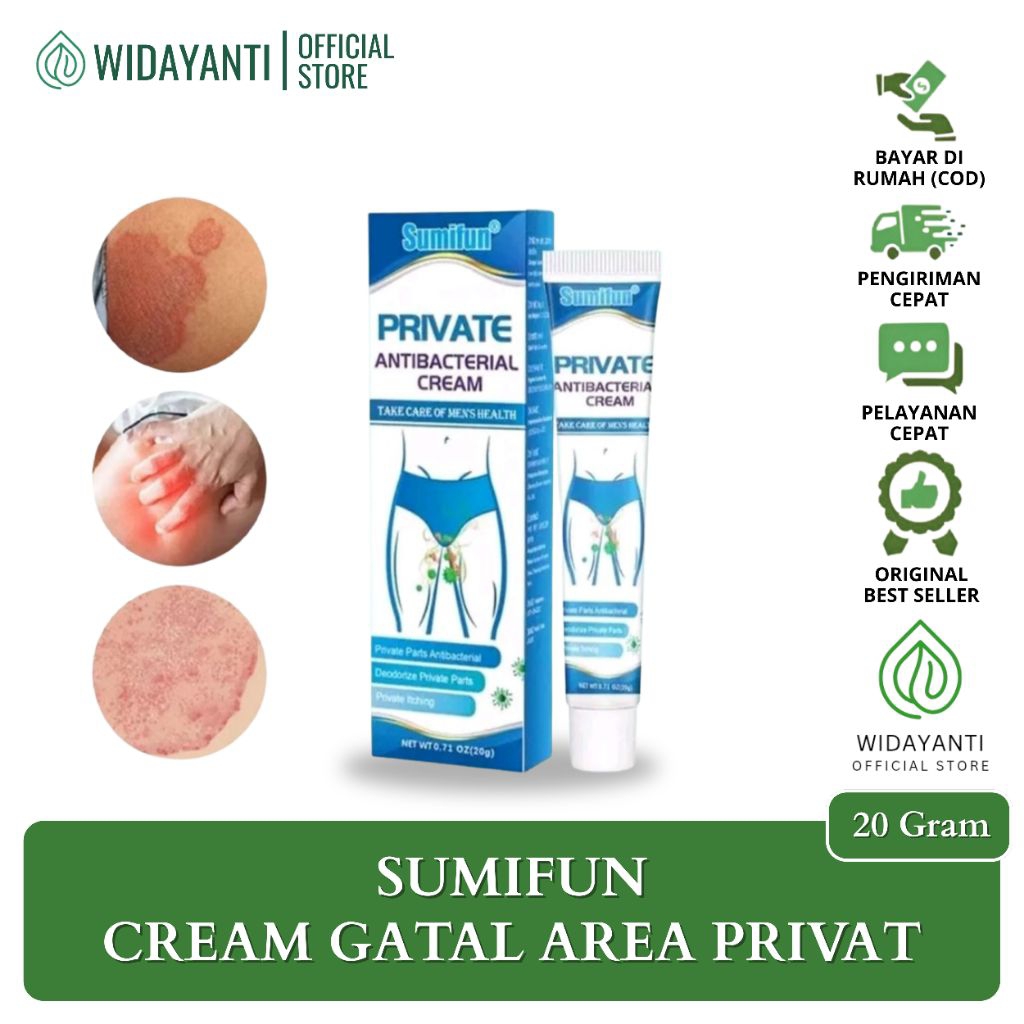 Cream Gatal Sumifun Salep Gatal Ampuh Private Antibacterial Saleb Gatal Selangkangan Jamur Eksim Pal