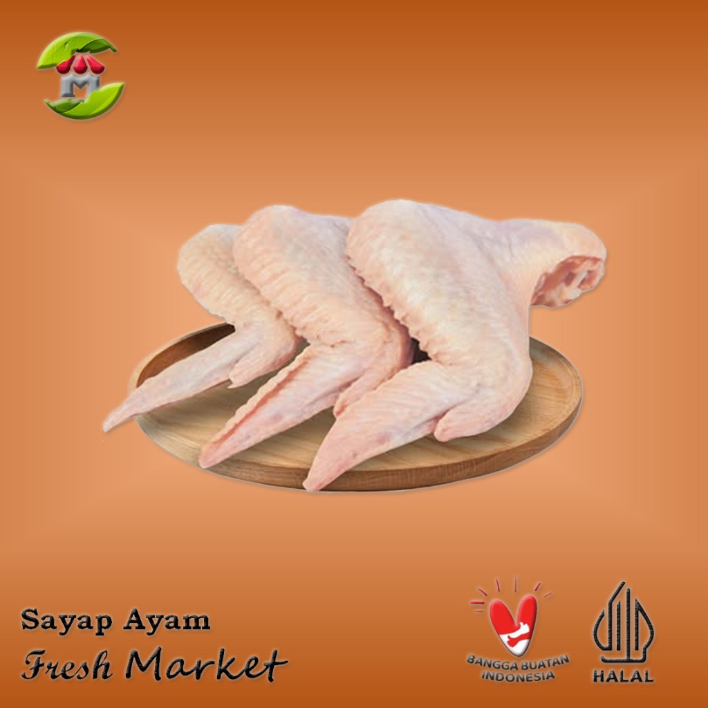 

[Bintaro] Full Wing Sayap Ayam Utuh Pack 950gr - 1kg