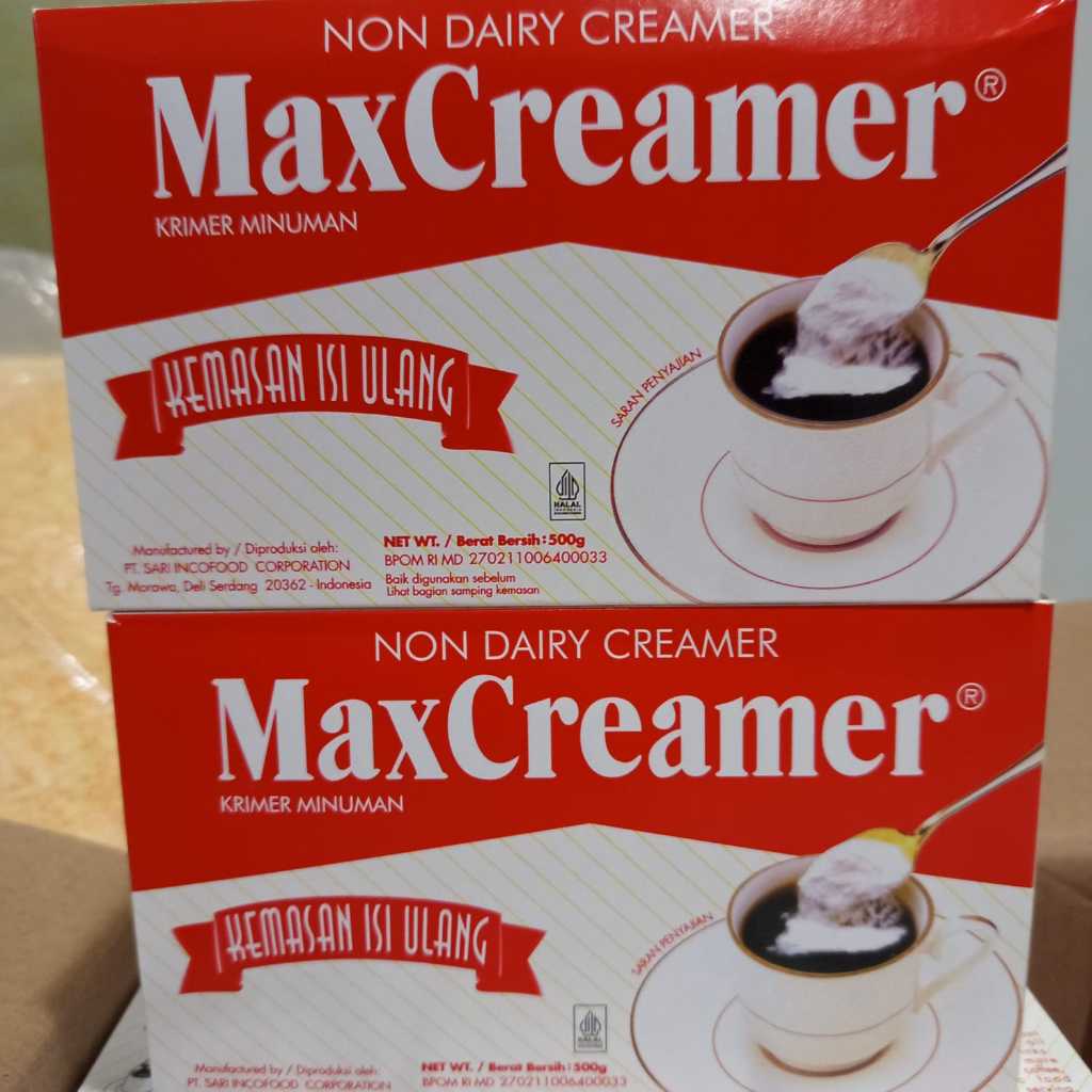 

MAXCREAMER CREAMER REFIL 500 GR Termurah