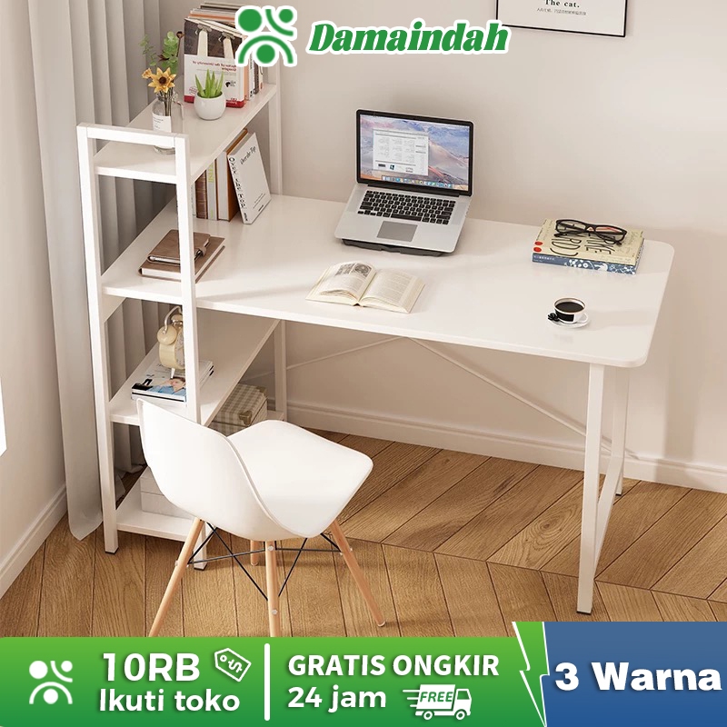 Damaindah Meja Dan Kursi Kerja Satu Set / Meja Belajar Aesthetic Kayu Anak Set Kursi/Meja Belajar Da